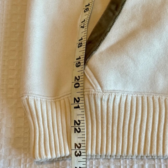 NWT Abercrombie&Fitch  "Ezra Fitch" Lux Hoodie,  Beaded Velvet Trim Size M - Picture 7 of 8